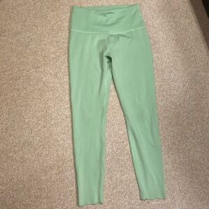 Teal Ellie Scalloped Leggings